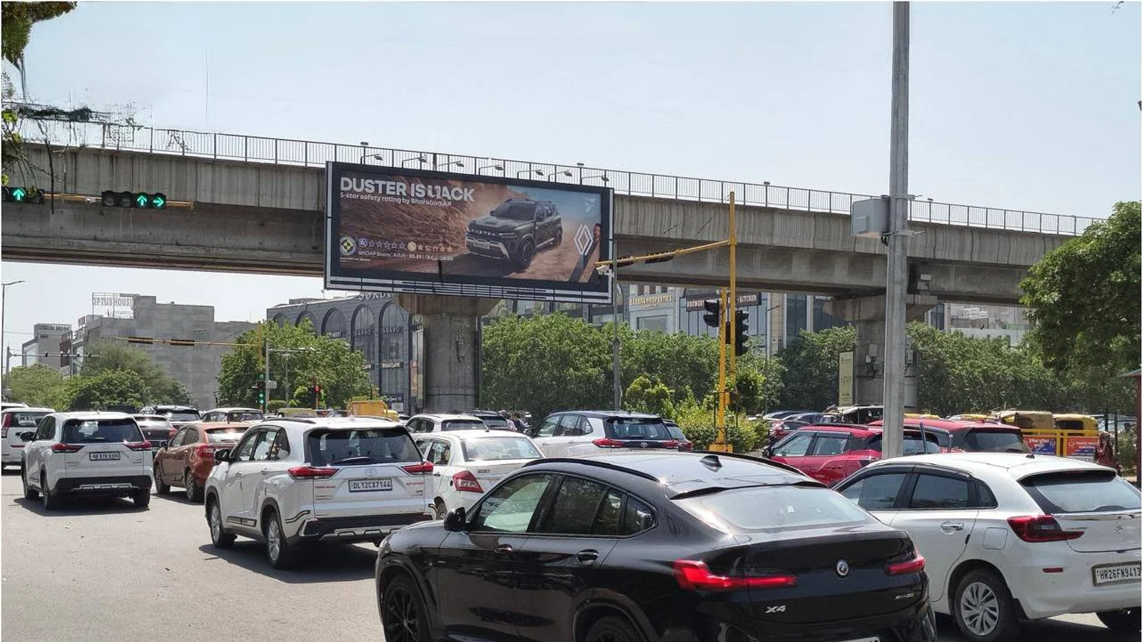 Hoarding at Bhalswa, Delhi — 20x10 ft front-lit outdoor advertising