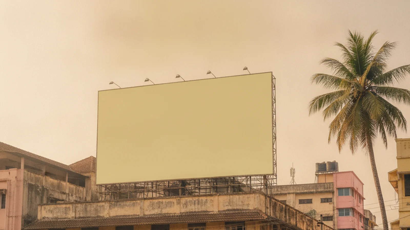 Hoarding at Cheranallur, Ernakulam — 40x25 ft front-lit outdoor advertising