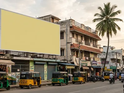 Hoarding at Singanallur, 86910, Coimbatore — outdoor advertising