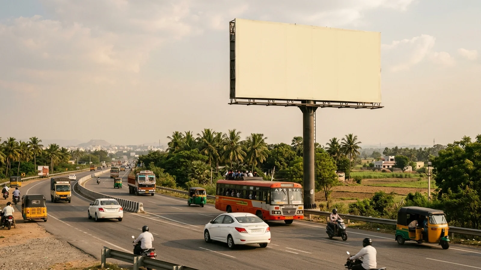Hoarding in Kurnool — 40x25 ft non-lit outdoor advertising
