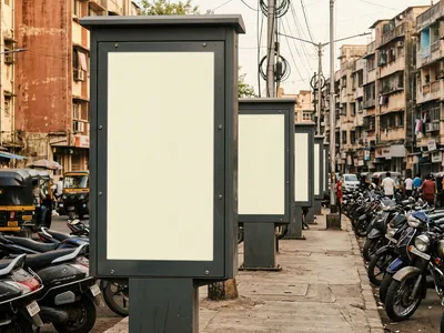 Hoarding at Powai, Mumbai — outdoor advertising