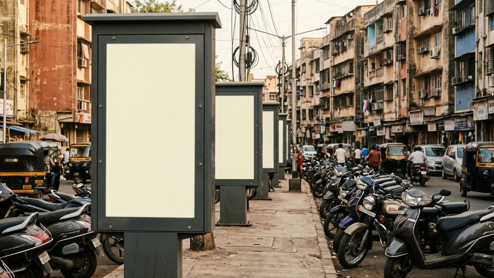 Hoarding at Powai, Mumbai — 40x40 ft front-lit outdoor advertising