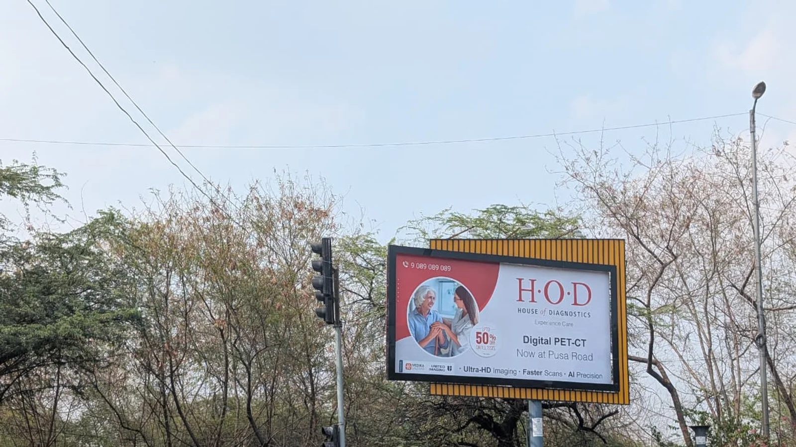 Digital OOH at Sansad Marg Area, Delhi — digital outdoor advertising