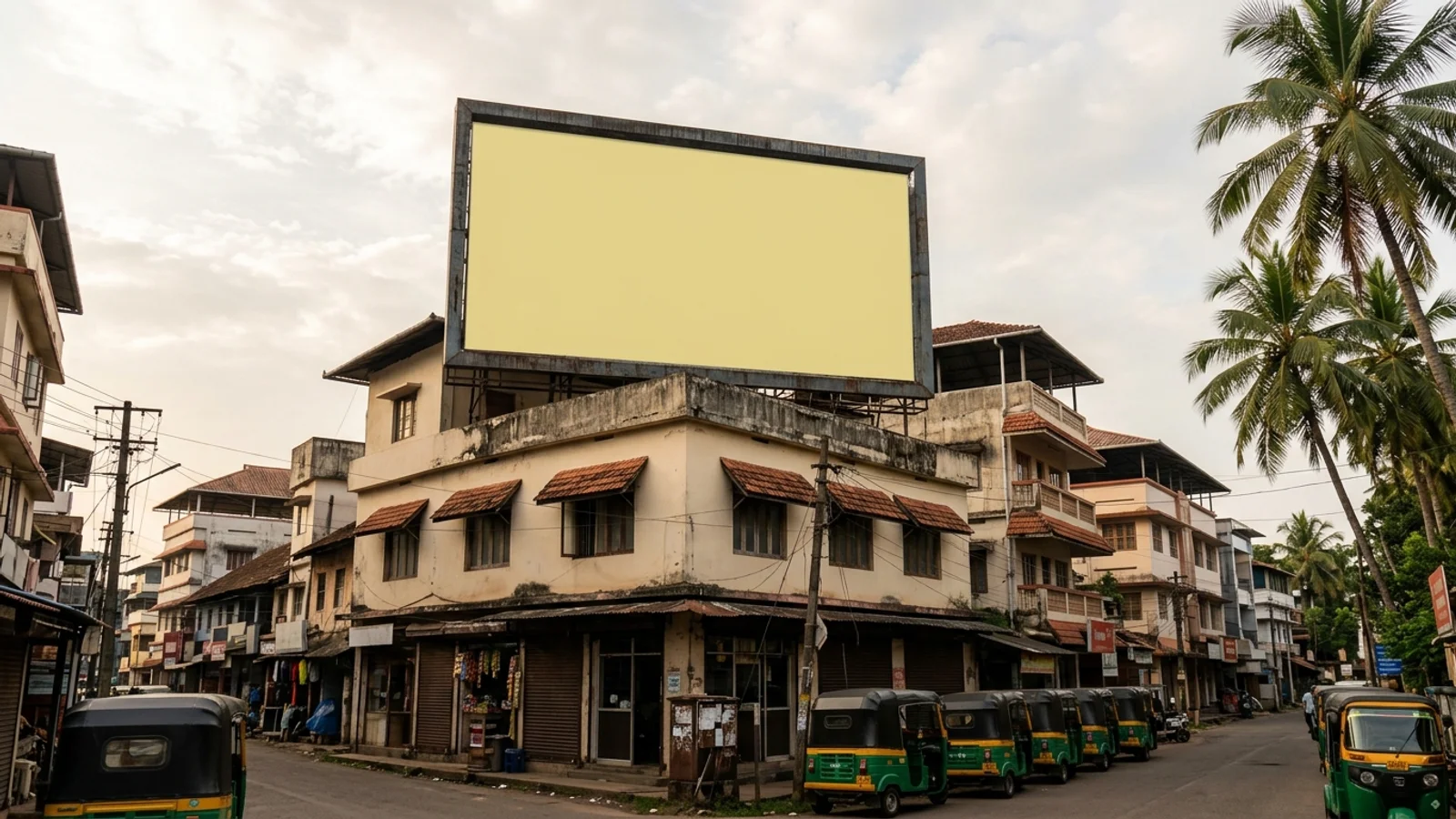 Hoarding at Arayidathupalam, Kozhikode — 80x40 ft non-lit outdoor advertising