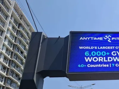 Hoarding at Lower Parel, Mumbai — outdoor advertising