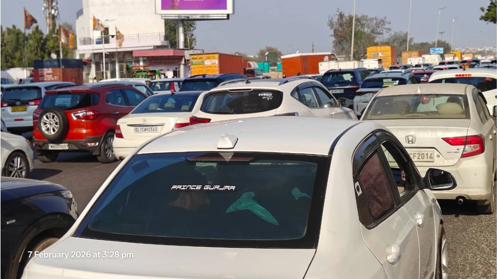 Hoarding at Janakpuri, Delhi — 30x6 ft front-lit outdoor advertising