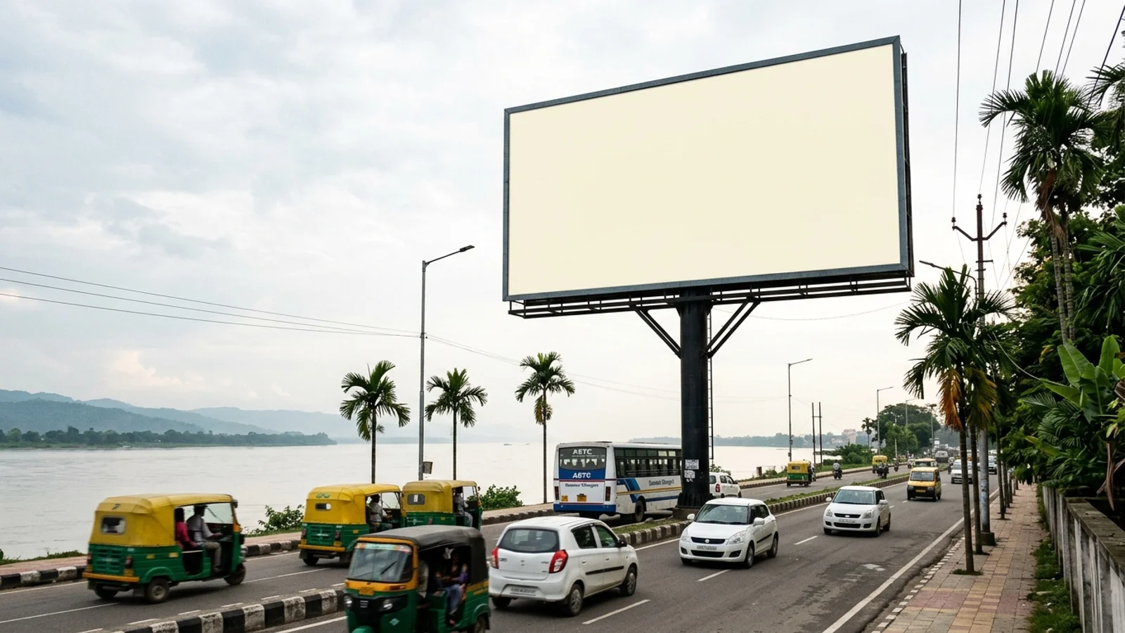Hoarding in Guwahati — 20x10 ft non-lit outdoor advertising