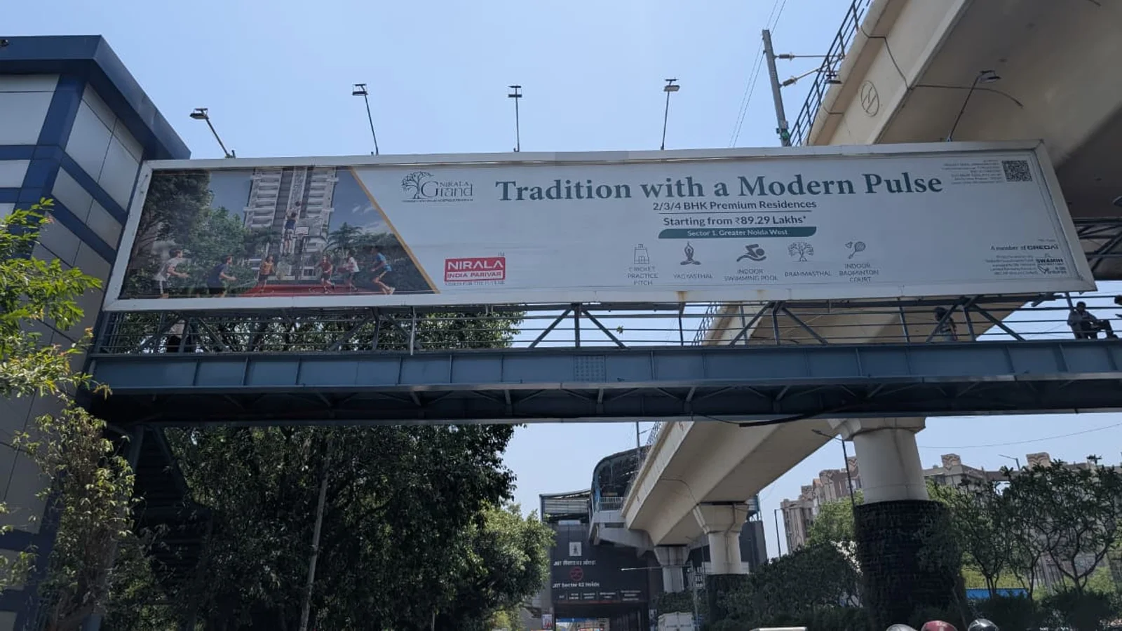 Hoarding at Govindpuri, Delhi — 8x4 ft back-lit outdoor advertising