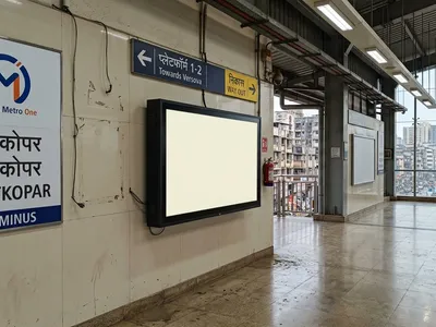 Back-Lit Panel at Back Lit Panel at Metro Station - Versova, Mumbai, Mumbai — outdoor advertising