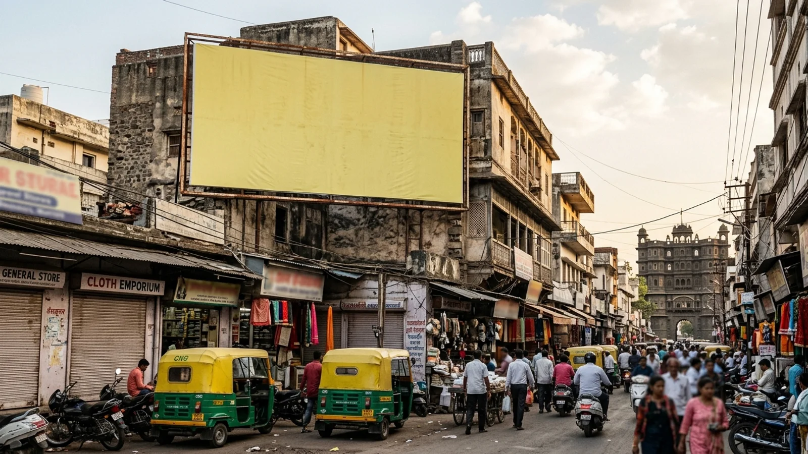 Hoarding at Vijay Nagar,, Indore — 30x15 ft front-lit outdoor advertising