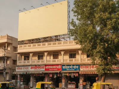 Hoarding at Nada Khada Udaipur, 66849, Udaipur — outdoor advertising