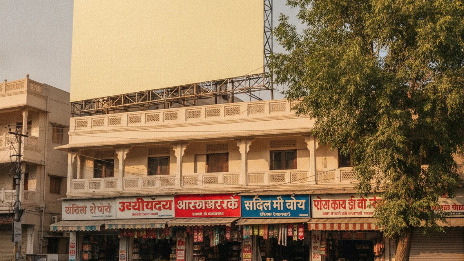 Hoarding at Zinc Park, Udaipur — 30x20 ft non-lit outdoor advertising