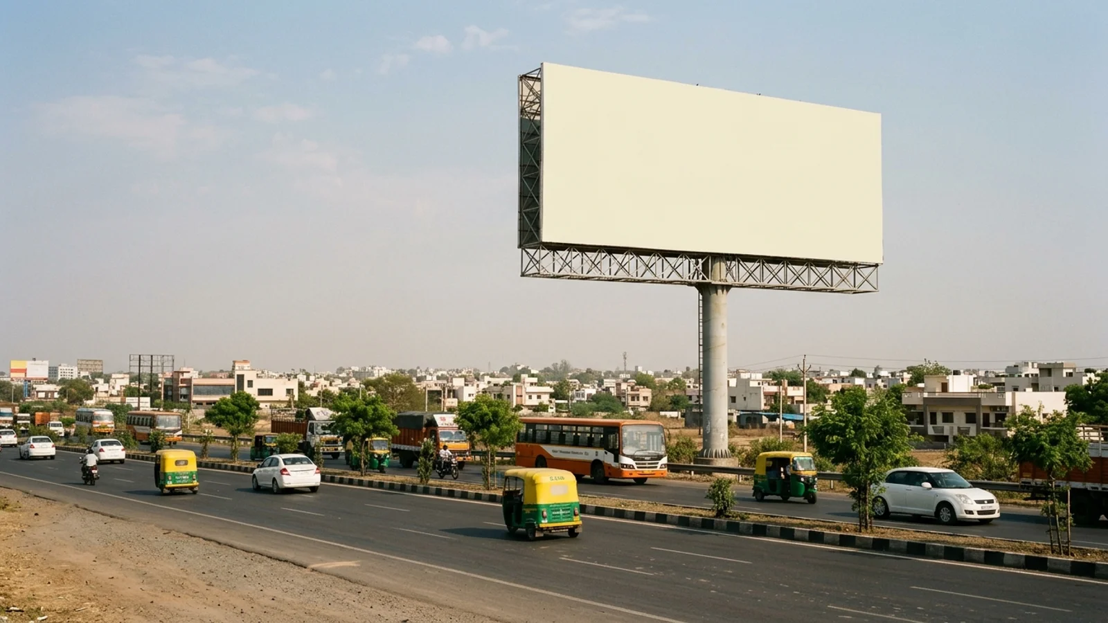 Metro Pillar at Bagadganj, Nagpur — 6x8 ft back-lit outdoor advertising