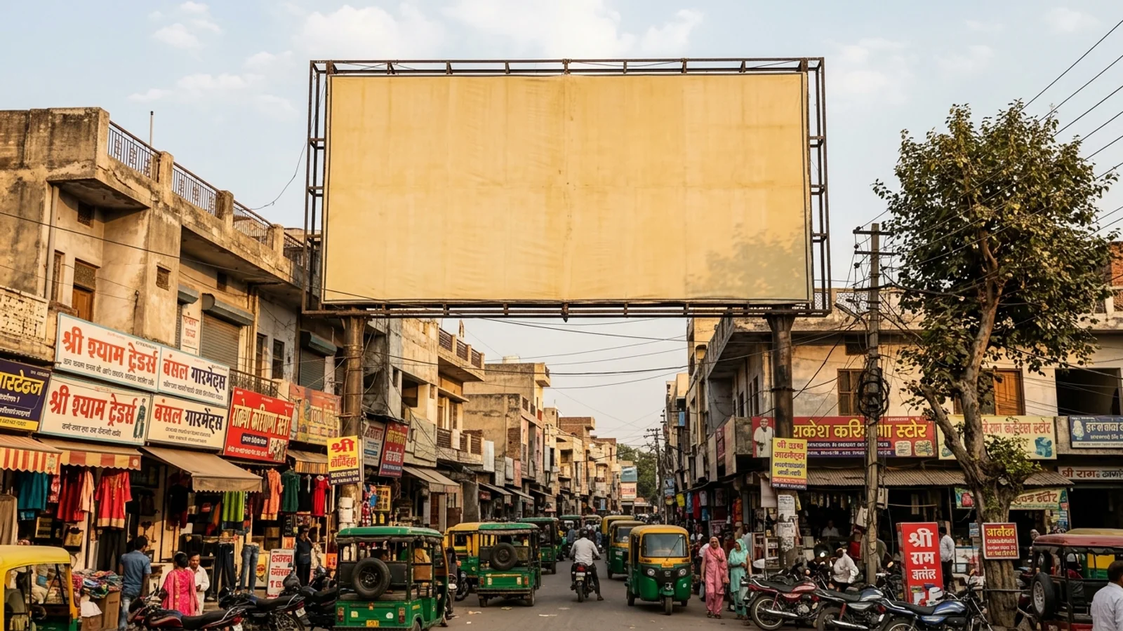 Hoarding at Ashoka Garden Colony, Kaithal — 20x10 ft non-lit outdoor advertising