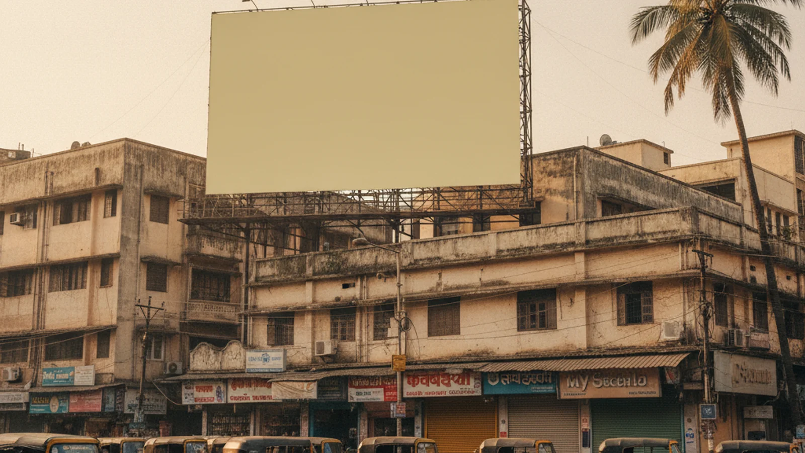 Hoarding at Vasai West, Vasai-Virar — 25x25 ft non-lit outdoor advertising