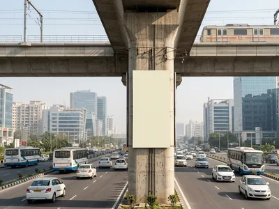Hoarding at Gurugram, 110384, Gurugram — outdoor advertising