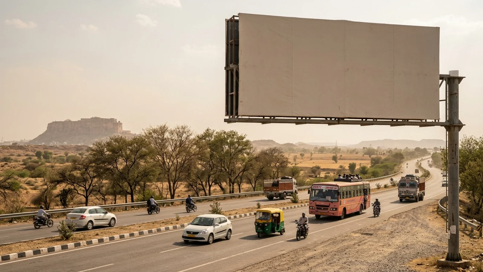 Hoarding at Jodhpur Shastri Nagar,, Jodhpur — 10x20 ft non-lit outdoor advertising