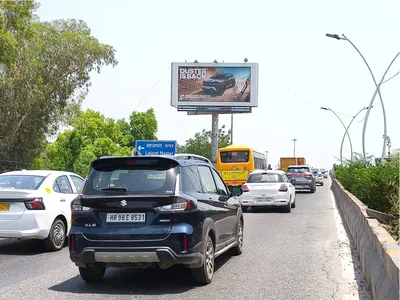 Kiosk at Lajpat Nagar, Delhi — outdoor advertising