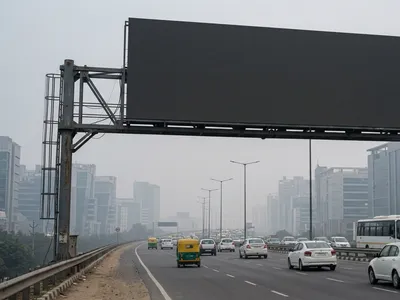 Digital OOH at Mori Gate, Delhi — outdoor advertising