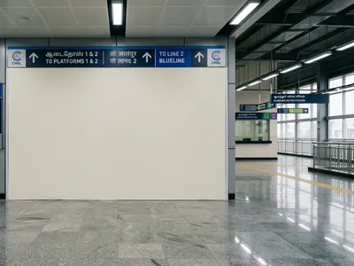 Lift Branding at Lift Branding at Metro Station LIC, Chennai, Chennai — outdoor advertising