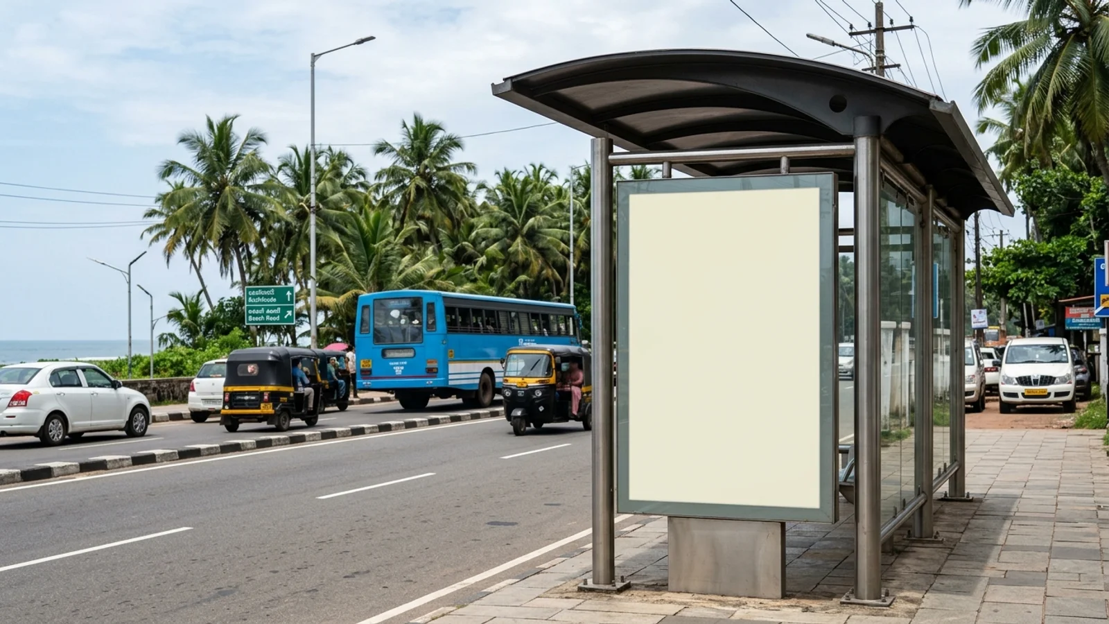 Hoarding at Kottooli, Kozhikode — 70x30 ft front-lit outdoor advertising