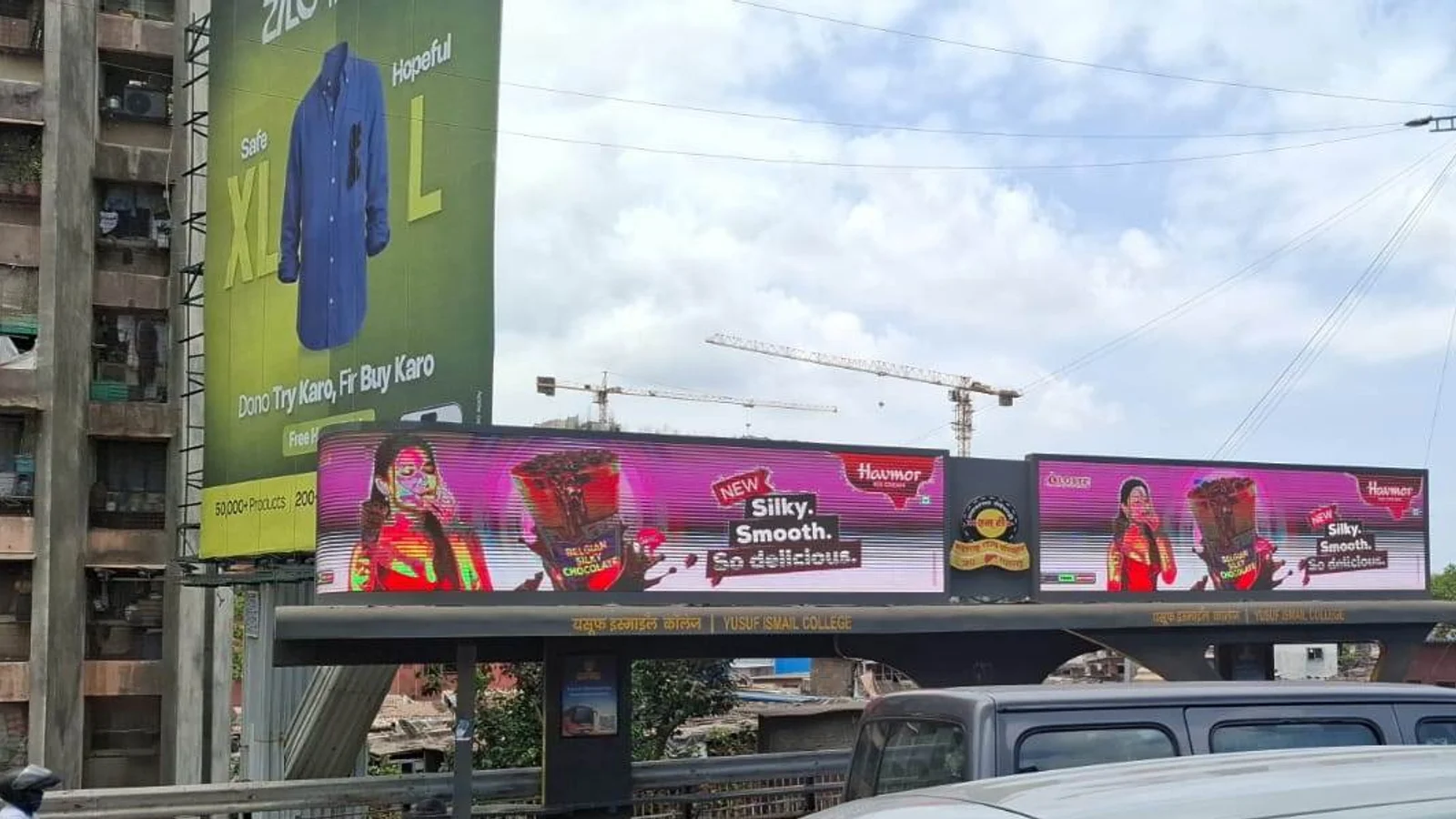 Hoarding at Kharghar Navi, Mumbai — 30x27 ft non-lit outdoor advertising