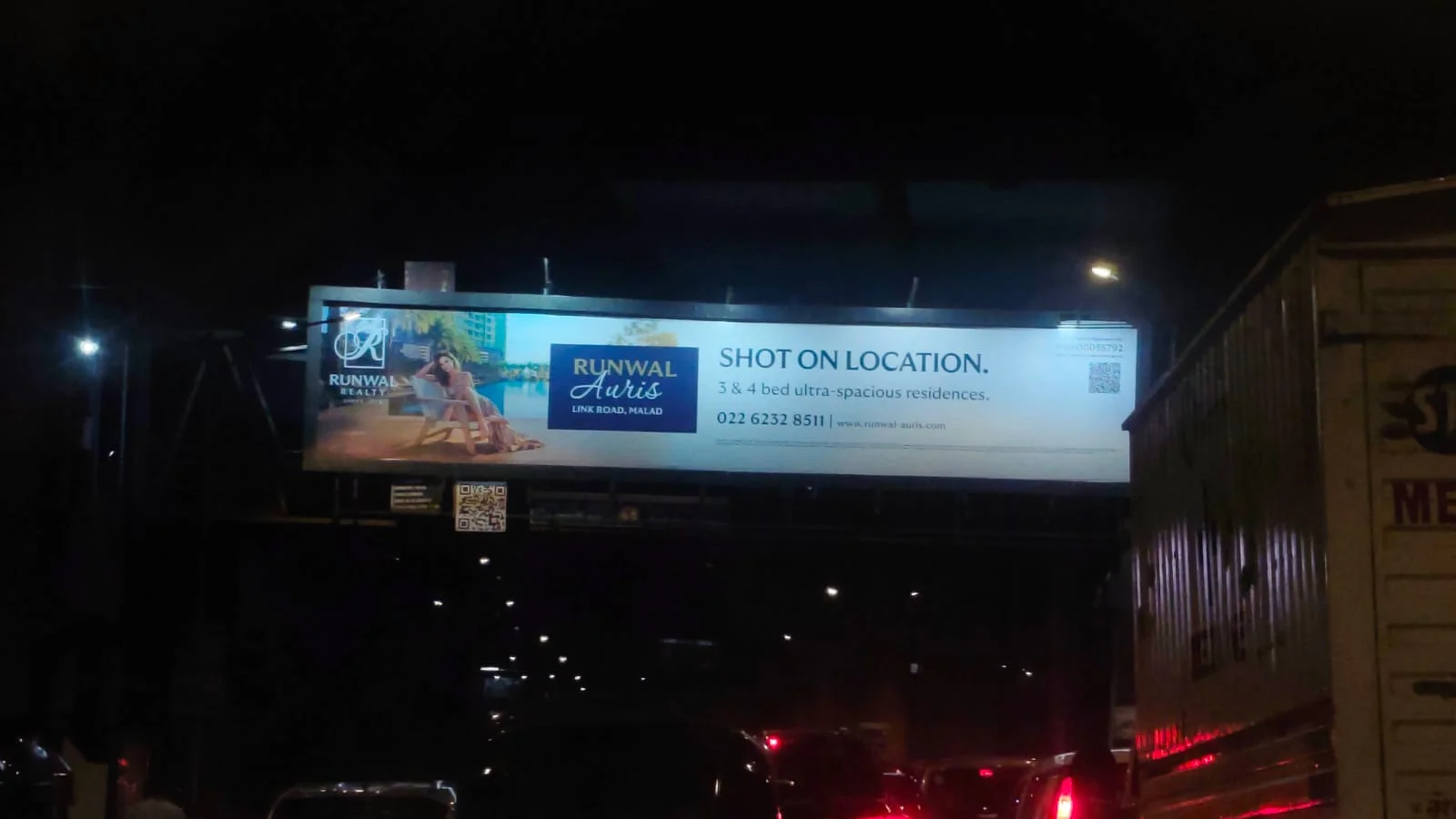Hoarding at Bandra West, Mumbai — 28x30 ft front-lit outdoor advertising