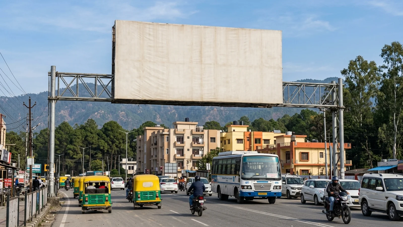 Hoarding at Dehradun Clement Town, Dehradun — 25x15 ft non-lit outdoor advertising
