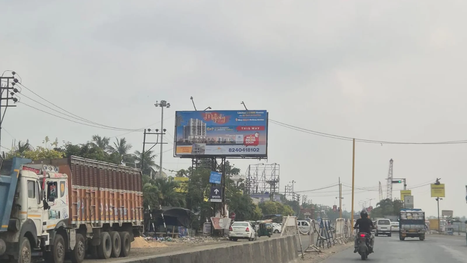 Hoarding at Bidhannagar, Kolkata — 40x20 ft front-lit outdoor advertising