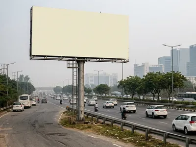Metro Pillar at Chhatarpur, Delhi — outdoor advertising