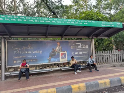 Hoarding at Model Town, Delhi — outdoor advertising