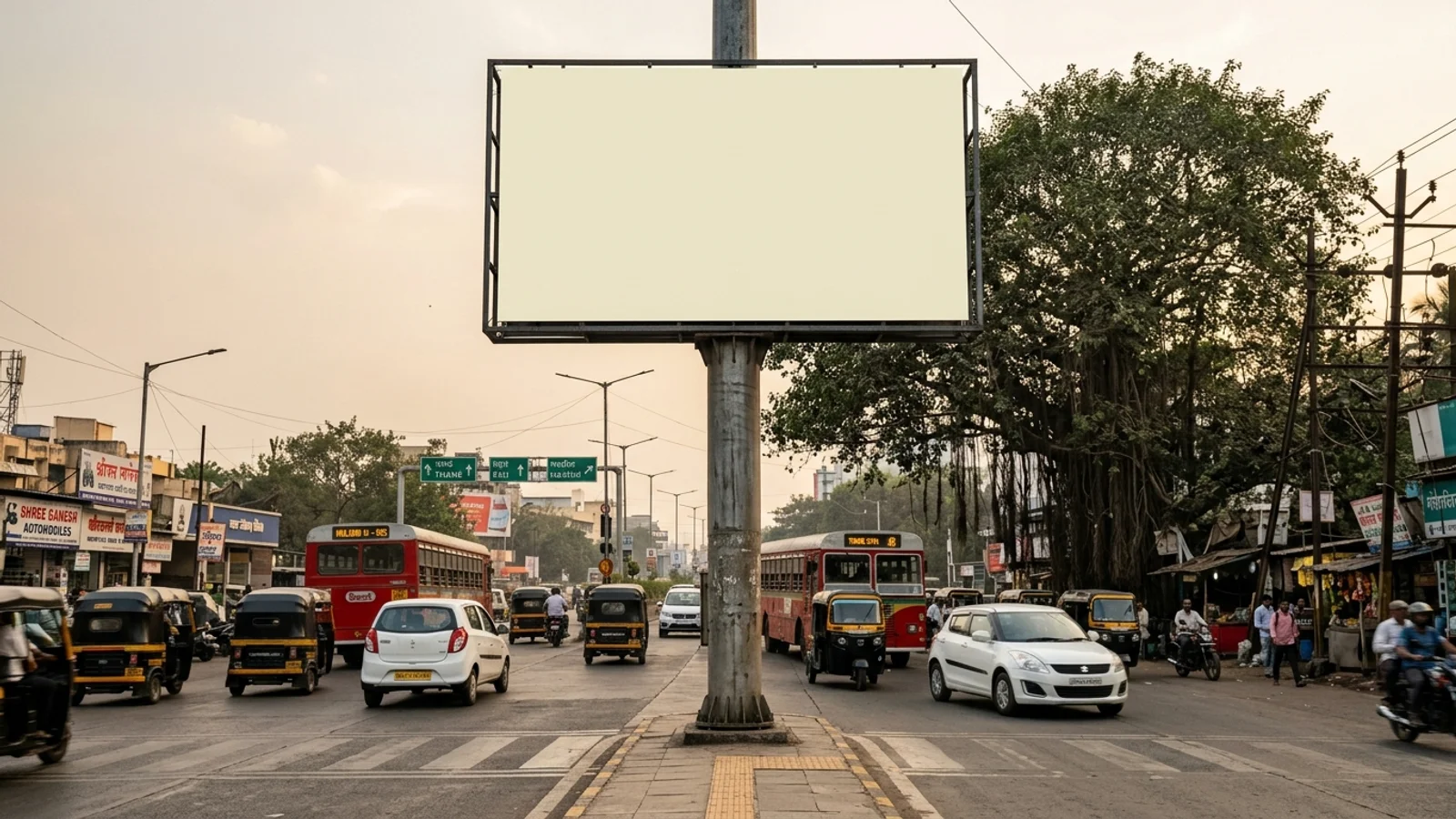 Hoarding — Gamdevi, Mumbai — CupShup