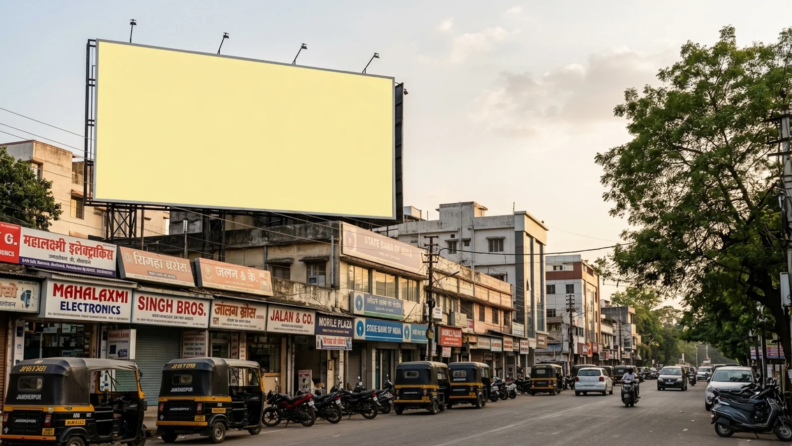 Hoarding at Sakchi,, Jamshedpur — 20x20 ft non-lit outdoor advertising