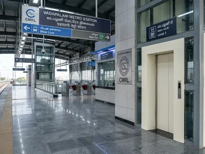 Pillar Branding at Pillar Branding at Metro Station LIC, Chennai, Chennai — outdoor advertising