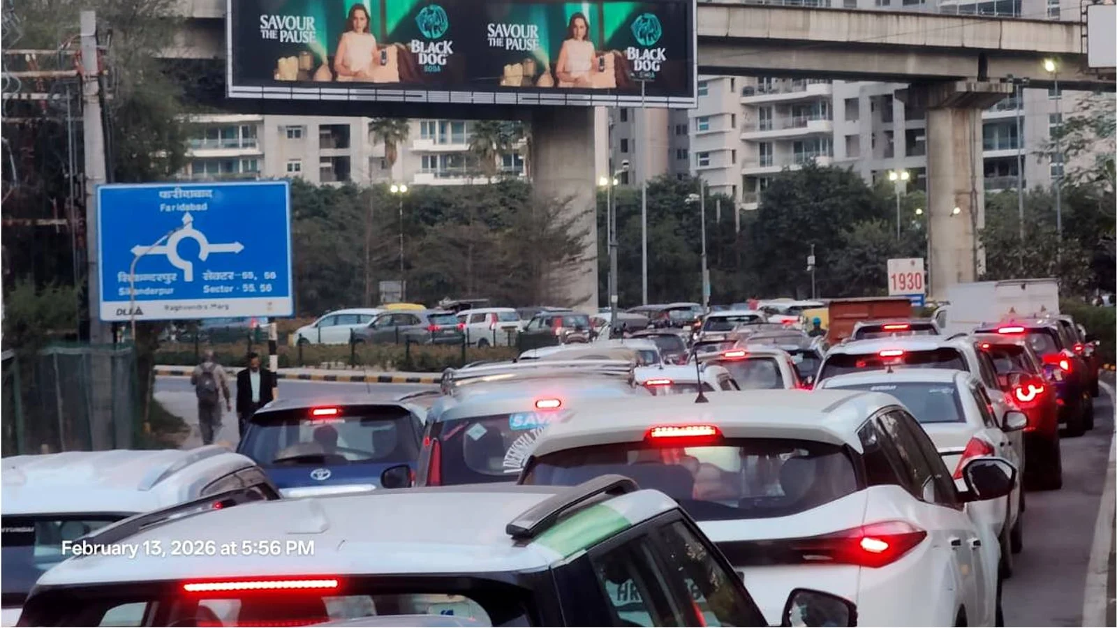 Hoarding at Lodi Colony, Delhi — 20x10 ft front-lit outdoor advertising