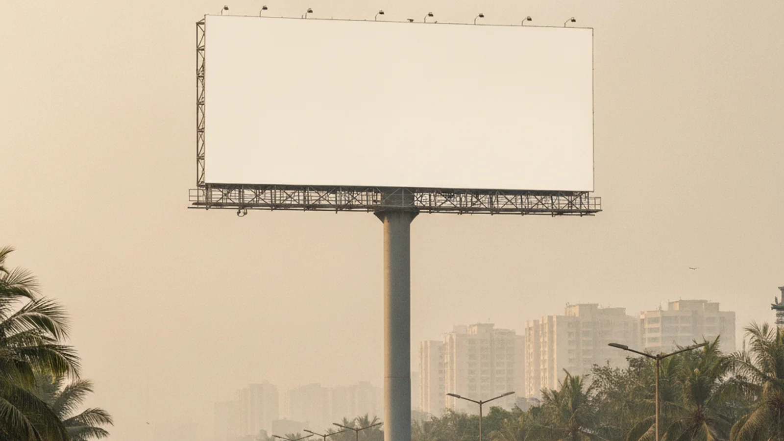 Hoarding at Vasai West, Vasai-Virar — 25x21 ft front-lit outdoor advertising
