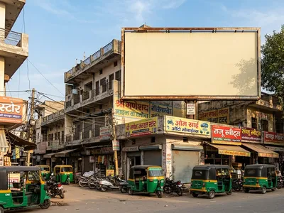 Hoarding at Krishna Colony Bhiwani, 68649, Bhiwani — outdoor advertising