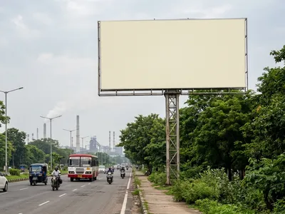 Hoarding at Lakhda Khanda, Bokaro, 32680, Bokaro Steel City — outdoor advertising