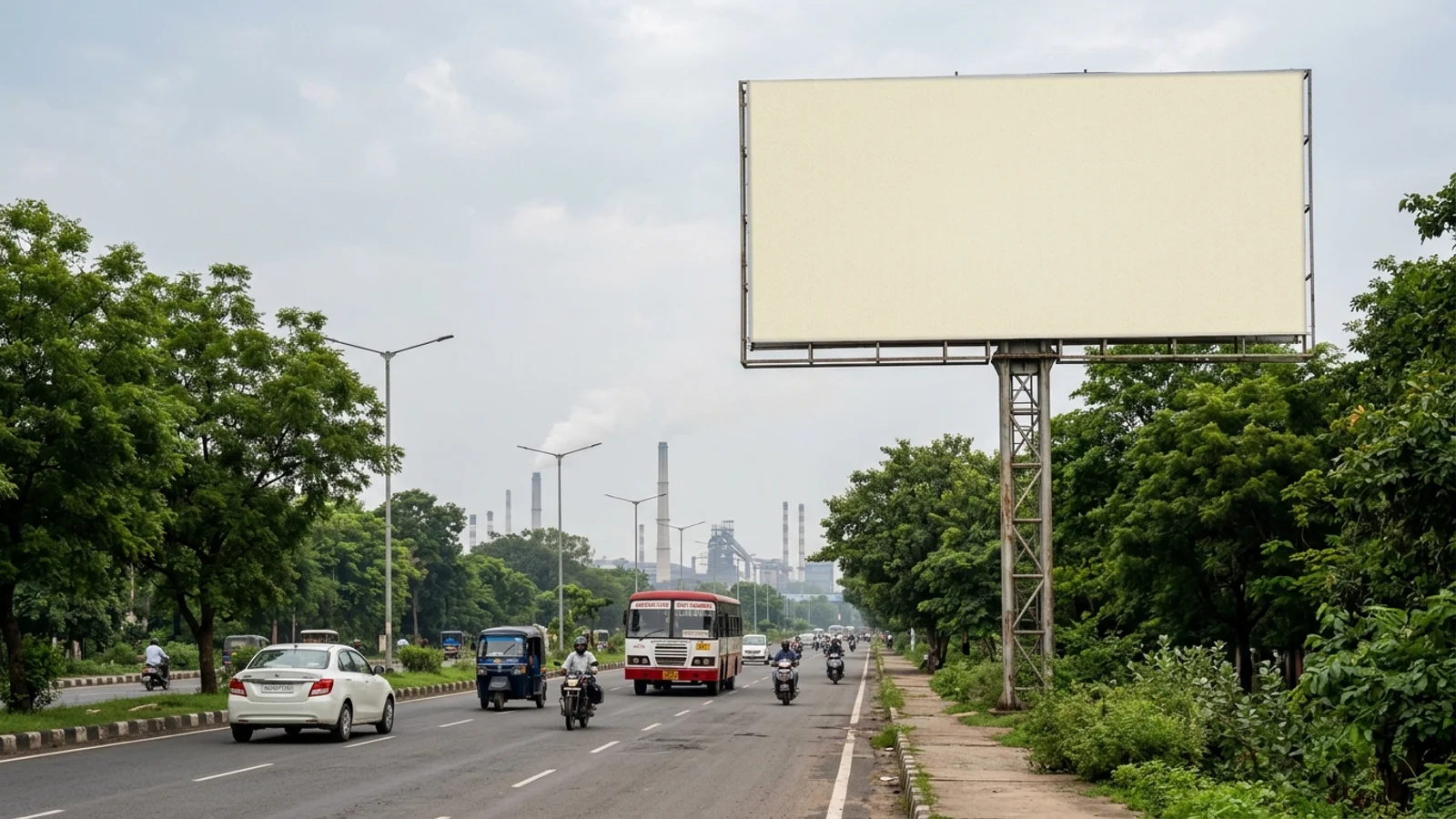 Hoarding at Ritudih, Bokaro, Bokaro Steel City — 40x20 ft non-lit outdoor advertising