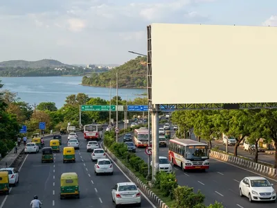Bus Queue Shelter at Bus Shelter - TT Nagar, Bhopal, 43875, Bhopal — outdoor advertising