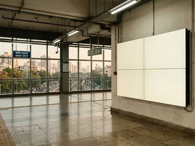 Static Panel at Static Panel at Metro Station Goregaon East, Mumbai, Mumbai — outdoor advertising
