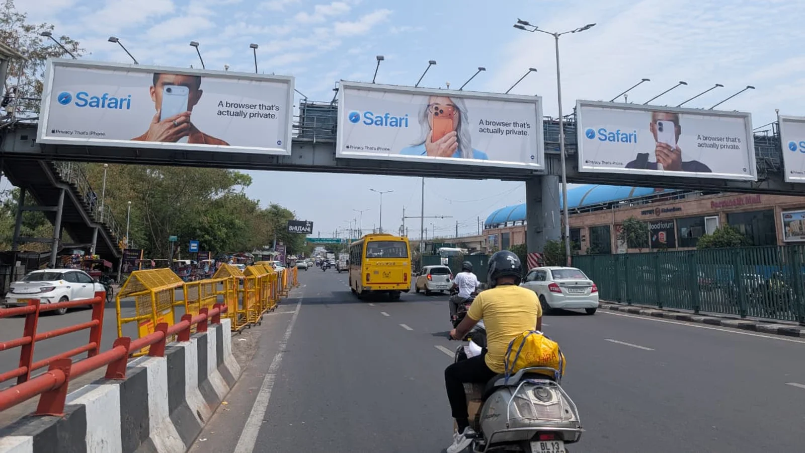 Hoarding in Delhi — 8x4 ft back-lit outdoor advertising