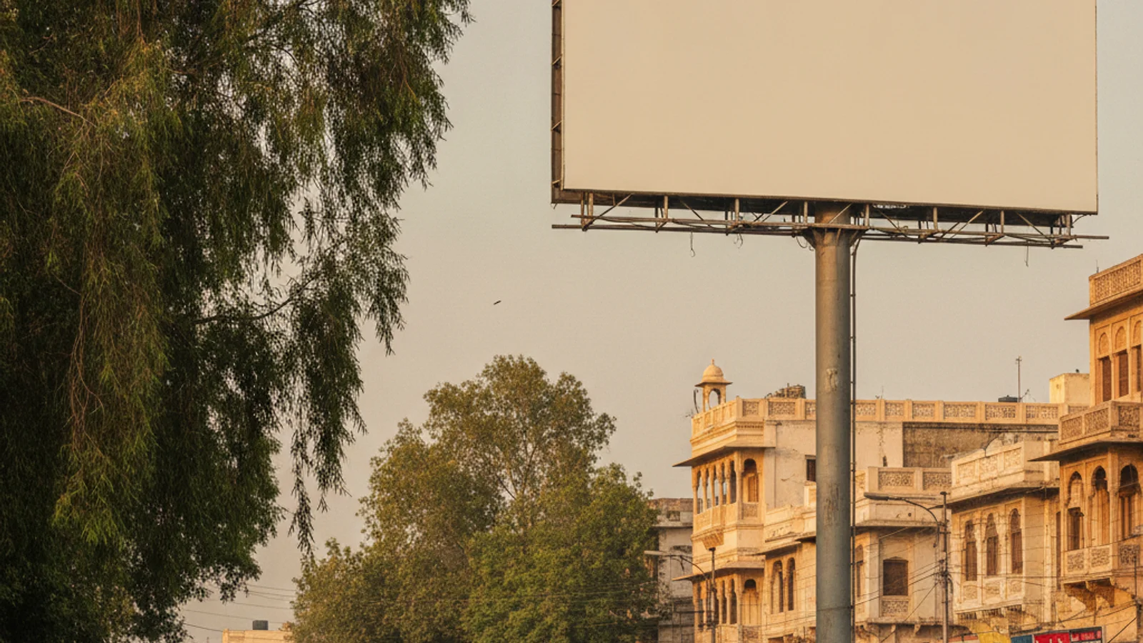 Hoarding at Man Nagar, Jhunjhunu — 40x20 ft non-lit outdoor advertising