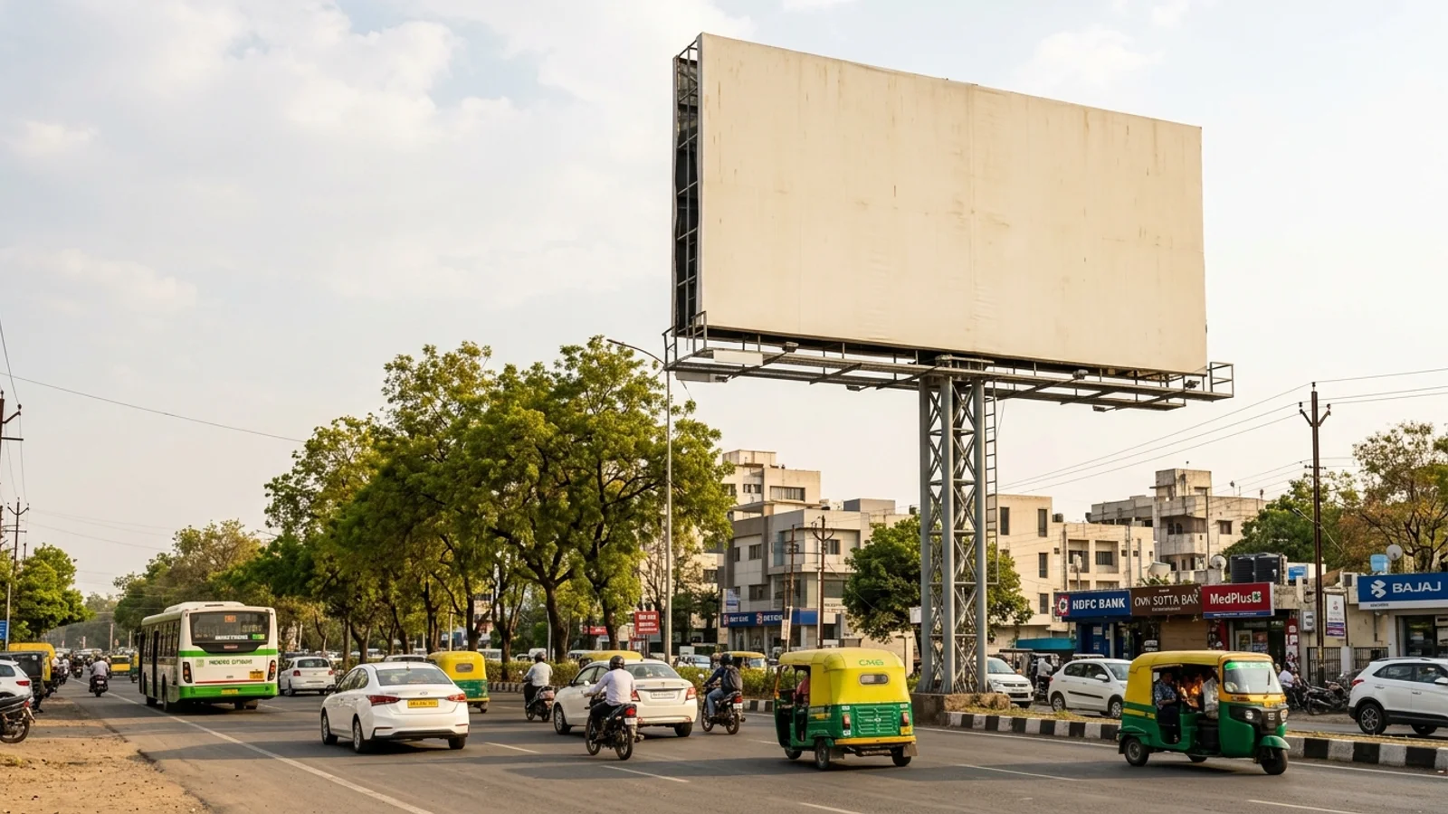 Digital OOH at Lalaram Nagar, Indore — 22x13 ft digital outdoor advertising
