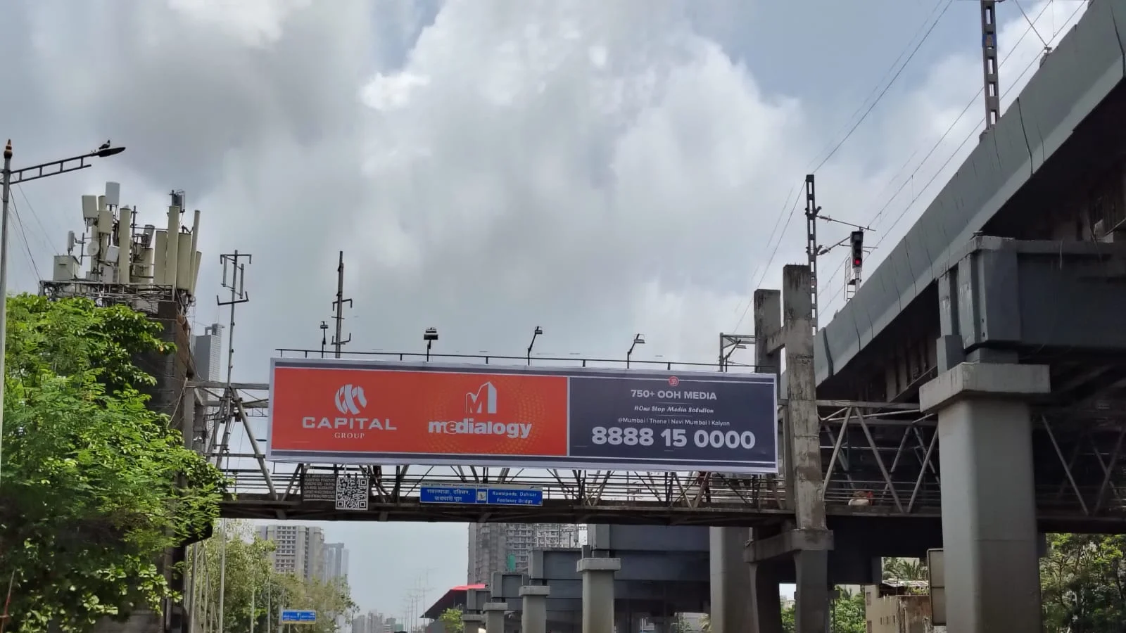 Hoarding at Santacruz East, Mumbai — 30x20 ft front-lit outdoor advertising