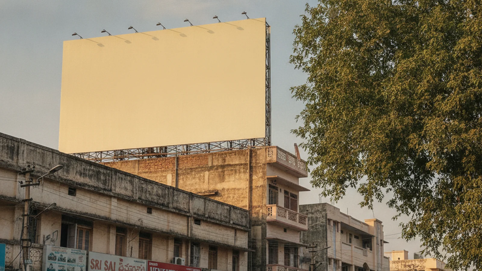 Hoarding at Vinayaka Nagar, Kadapa — 50x20 ft non-lit outdoor advertising