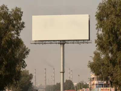 Hoarding at Bholav Bharuch, 77643, Bharuch — outdoor advertising