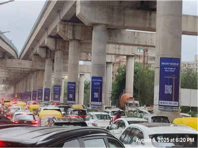 Hoarding at Rohini, Delhi — outdoor advertising