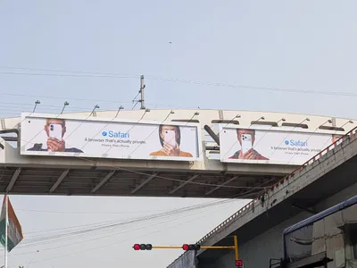 Metro Pillar at Chhatarpur, Delhi — outdoor advertising