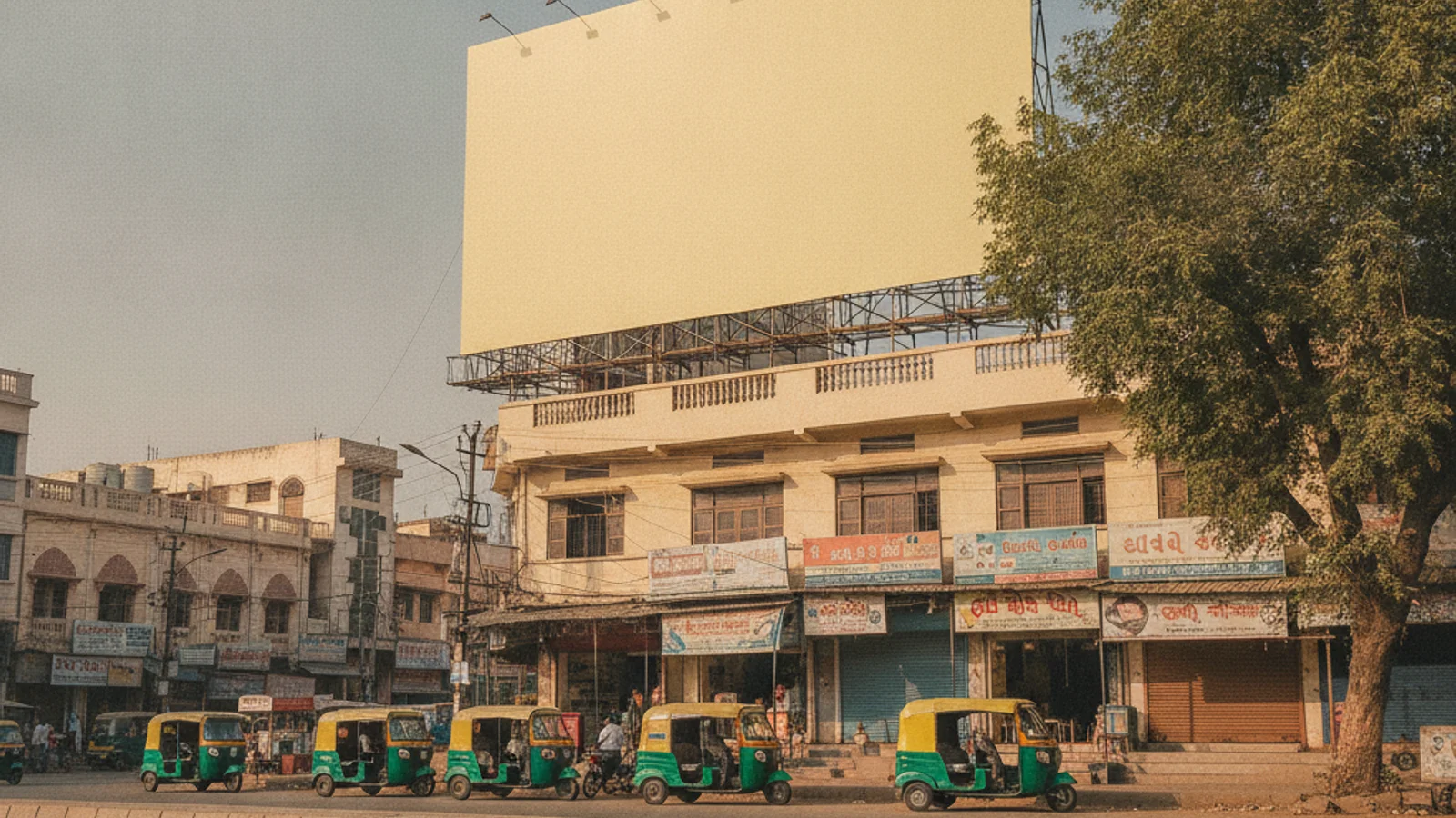 Hoarding at Vasna Iyava, Ahmedabad — 40x20 ft non-lit outdoor advertising